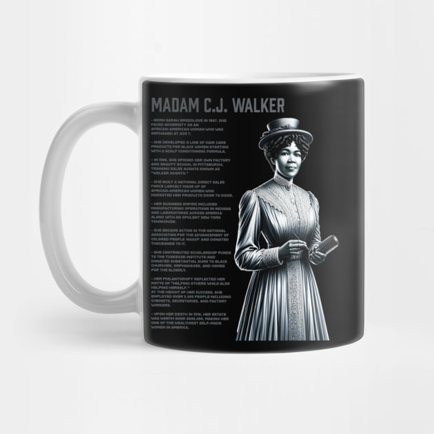 Madam C.J. Walker - Black History Legend by UrbanLifeApparel
